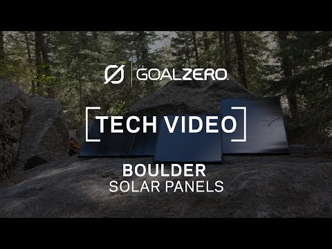 Goal Zero Boulder Solar Panels | Tech Video