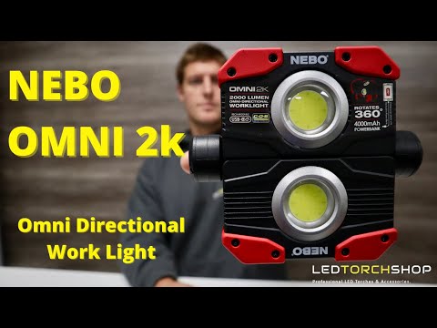 NEBO OMNI 2k Work light and Powerbank | 2000 LUMENS