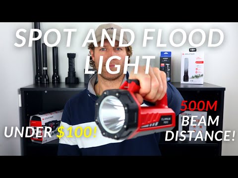 NEW Spot AND Flood Light with 500M Beam UNDER $100! | Klarus RS10