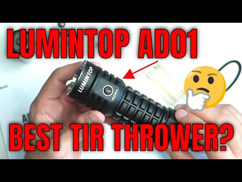 Lumintop AD01 Flashlight Kit Review: The Ultimate Long-distance TIR Thrower - AA, D and 18650