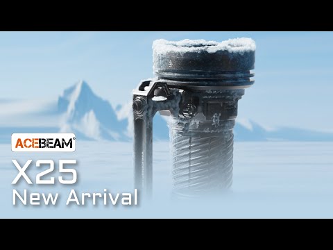 New Arrival: ACEBEAM X25 – High-power Long Range Flashlight
