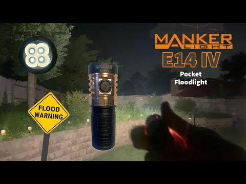 Manker E14 IV - Pocket Floodlight with a trick up its sleeve…