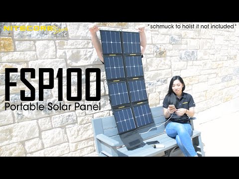 Nitecore FSP100 - Portable Solar Panel