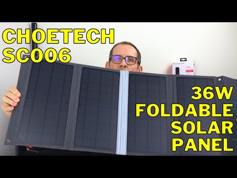 36W Outdoor SOLAR Power Bank | Choetech SC006