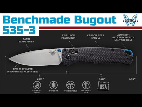 Special Edition Benchmade Bugout 535-3 * pocket knife (new for 2021) First Impressions and Review