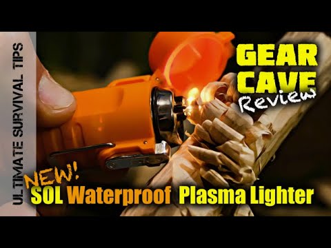 New! SOL Waterproof - FIRE LITE - Fuel-Free Plasma Survival Lighter / REVIEW