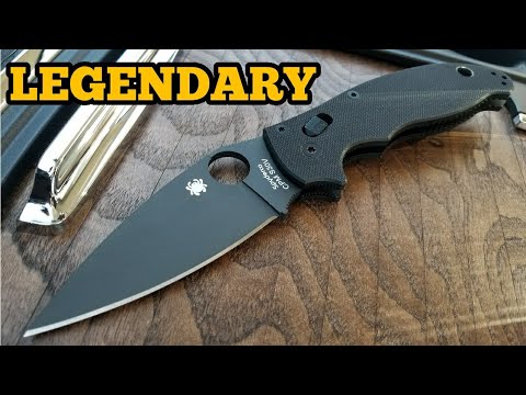 SPYDERCO MANIX 2 BLACK DLC, G10 / S30V - My new EDC!