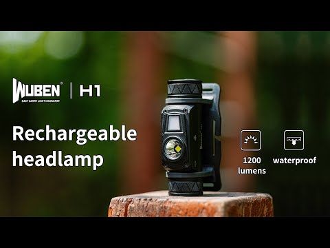 WUBEN H1 1200 Lumens Rechargeable Waterproof LED Headlamp