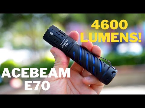 4600 Lumens in a TINY Torch - AceBeam E70
