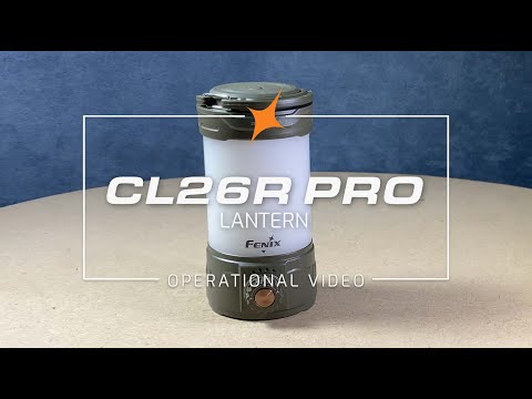 Fenix CL26R PRO Lantern - Operating Instructions