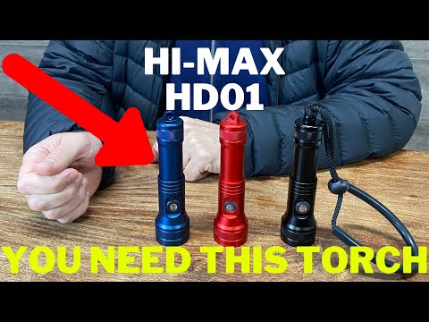 ALWAYS Bring THIS Torch When You Go DIVING | Hi-Max HD01