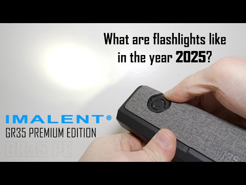 IMALENT GR35 PE - 2800 lumens flat flashlight with UV, Laser &amp; charging dock power bank!!!
