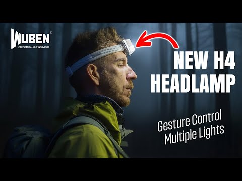Wuben H4 Headlamp Review: 800 Lumens, IPX8, and Hands-Free GESTURE CONTROL!