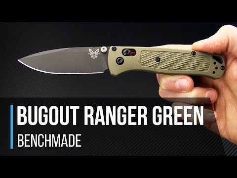 Benchmade Bugout Ranger Green 535GRY-1 Overview