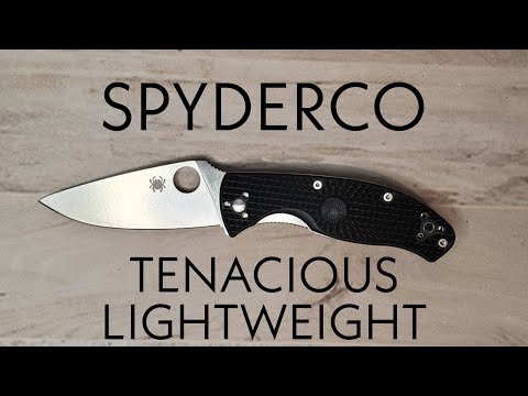 The Spyderco Tenacious Lightweight Pocketknife: A Classic Mild Mannered Review