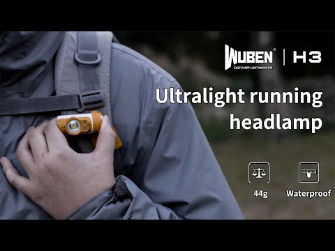 WUBEN® H3 Rotatable &amp; Lightweight LED Headlamp Also Suitable for Kids