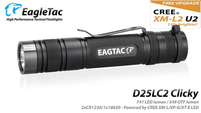 EagleTac D25LC2 Clicky (850 Lumen) -0
