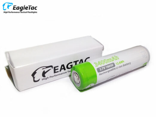 Eagtac 18650 Rechargeable Battery - 3400mAh