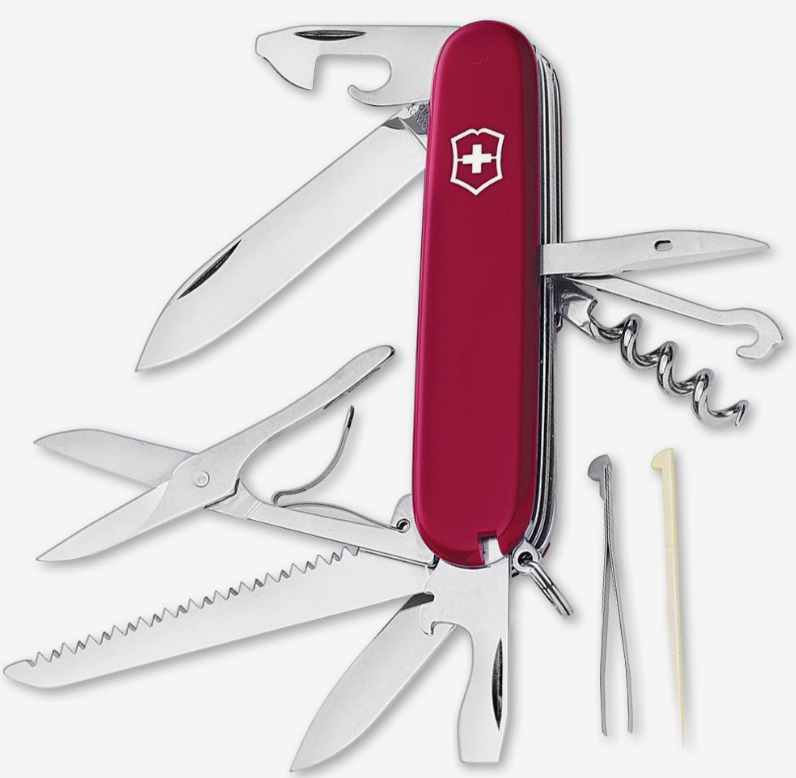 Victorinox Huntsman Red Swiss Army Knife-0