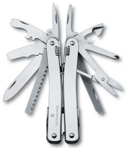 Victorinox SwissTool Spirit II with Leather Pouch And Ratchet Set-0