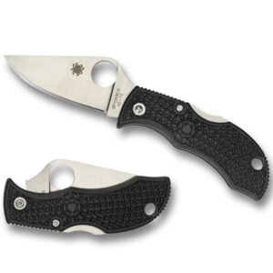 Spyderco Manbug Knife Lightweight Black - Plain Blade-0