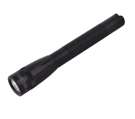 Mini MagLite 2AA Pro LED Flashlight with Nylon Pouch - Black (332 Lumens, 172 Metres)