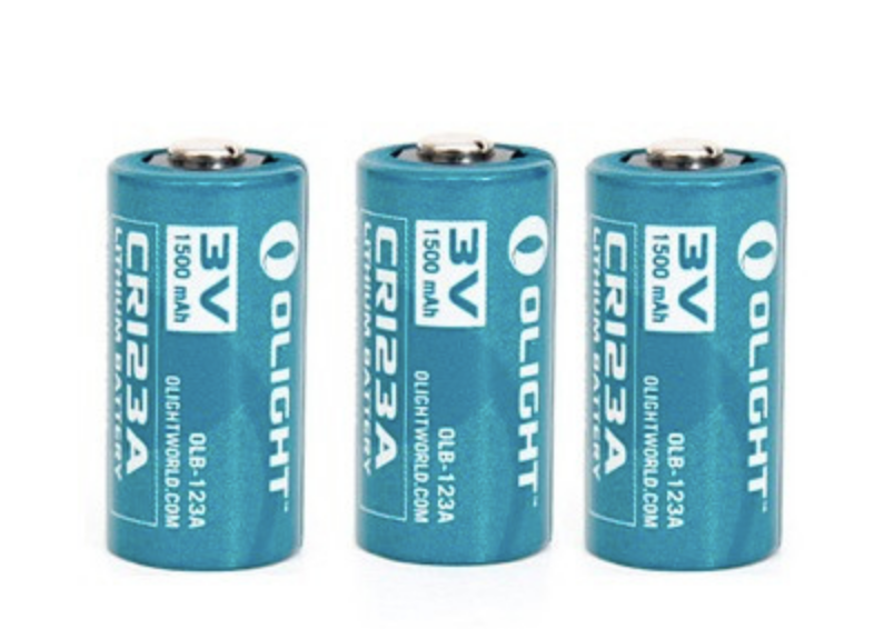 Olight CR123A Lithium NonRechargeable Single Battery 1600mAh Elite