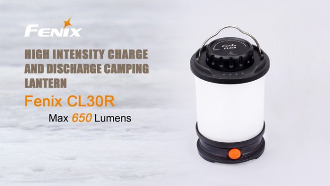 Fenix CL30R 650 lumen rechargeable camping lantern -11097