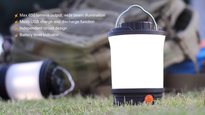 Fenix CL30R 650 lumen rechargeable camping lantern -11088