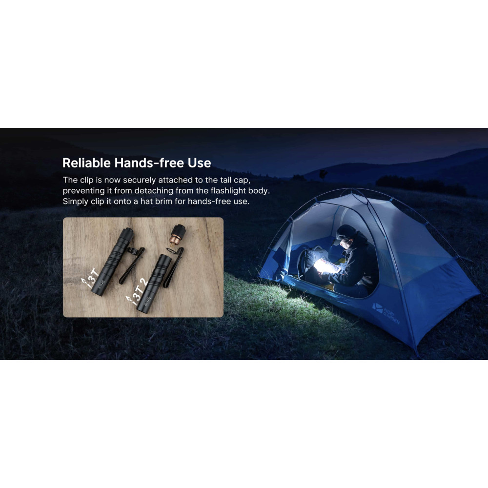 Olight i3T 2 EOS AAA Pocket Torch - 200 Lumens - Image 5