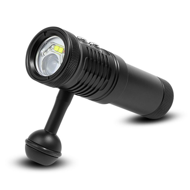 Hi-Max V17 Professional Diving Photo/Video Torch -2200 Lumens (Auto Flash LED and White/Red UV Light) - Image 2