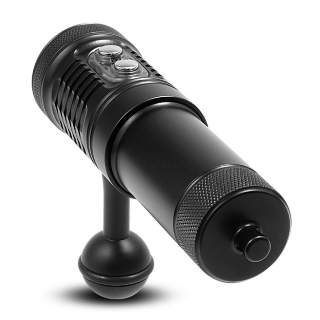Hi-Max V17 Professional Diving Photo/Video Torch -2200 Lumens (Auto Flash LED and White/Red UV Light) - Image 9