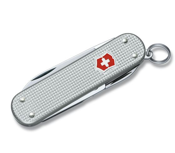 Victorinox Classic Swiss Army Knife - Silver Alox