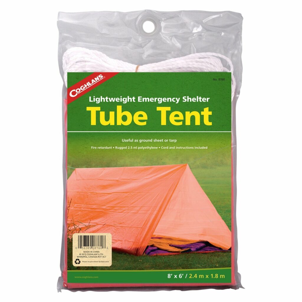 Coghlan’s Lightweight Emergency Shelter Tube Tent Elite Outdoor Gear