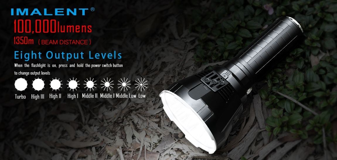 Imalent MS18 Ambassador of Light Rechargeable Search Light - 100,000 Lumens - Image 10