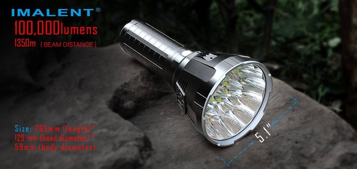 Imalent MS18 Ambassador of Light Rechargeable Search Light - 100,000 Lumens - Image 7