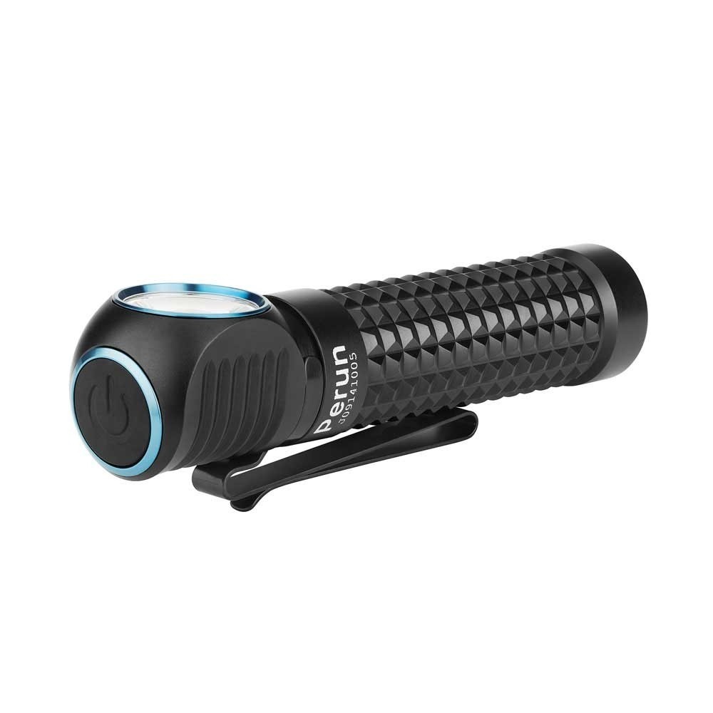 Olight Perun Right Angle Rechargeable Torch/Headlamp – 2000 Lumens