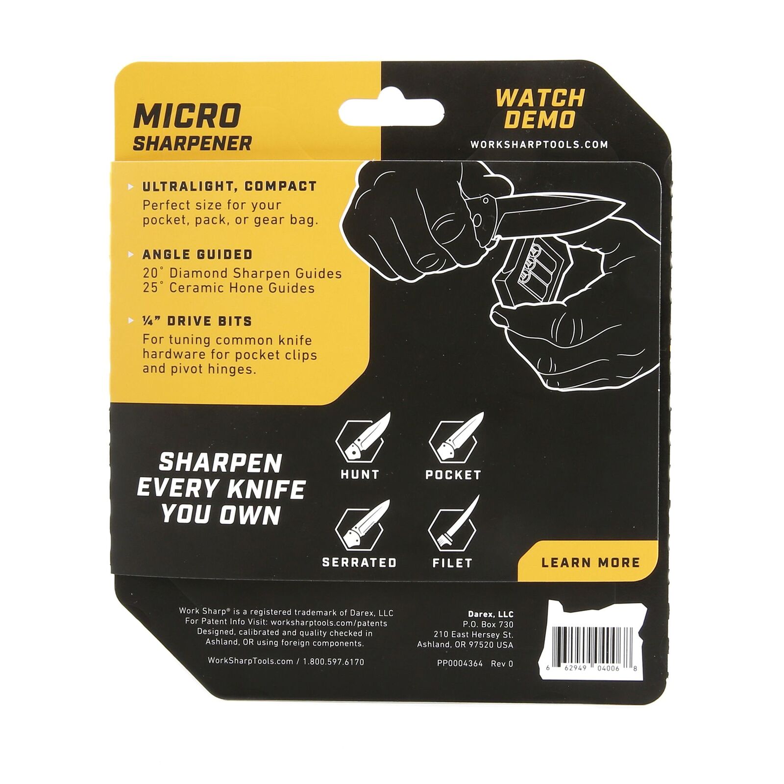 Work Sharp WSEDCMCR Micro Sharpener and Knife Tool | Elite Outdoor Gear