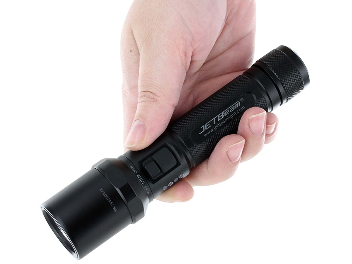 JETbeam Torch and Flashlight for Tactical Use