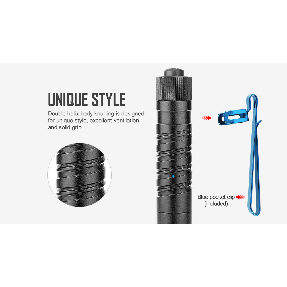 Olight i5T EOS Pocket Torch with Tail Switch - AA (300 Lumens, 60 Metres) - Image 5