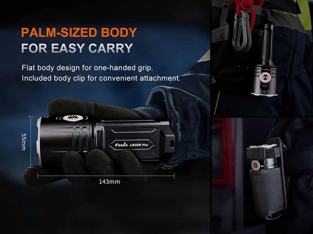 Fenix LR35R PRO Compact Type-C Rechargeable Searchlight (10,000 Lumens, 500 Metres) - Image 5