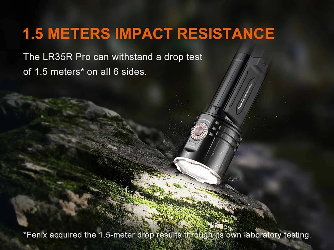 Fenix LR35R PRO Compact Type-C Rechargeable Searchlight (10,000 Lumens, 500 Metres) - Image 16