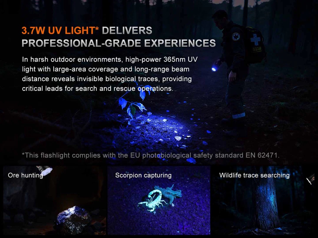 Fenix LR35R PRO Compact Type-C Rechargeable Searchlight (10,000 Lumens, 500 Metres) - Image 10