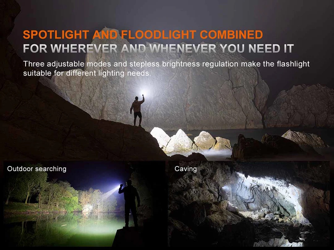 Fenix LR35R PRO Compact Type-C Rechargeable Searchlight (10,000 Lumens, 500 Metres) - Image 7