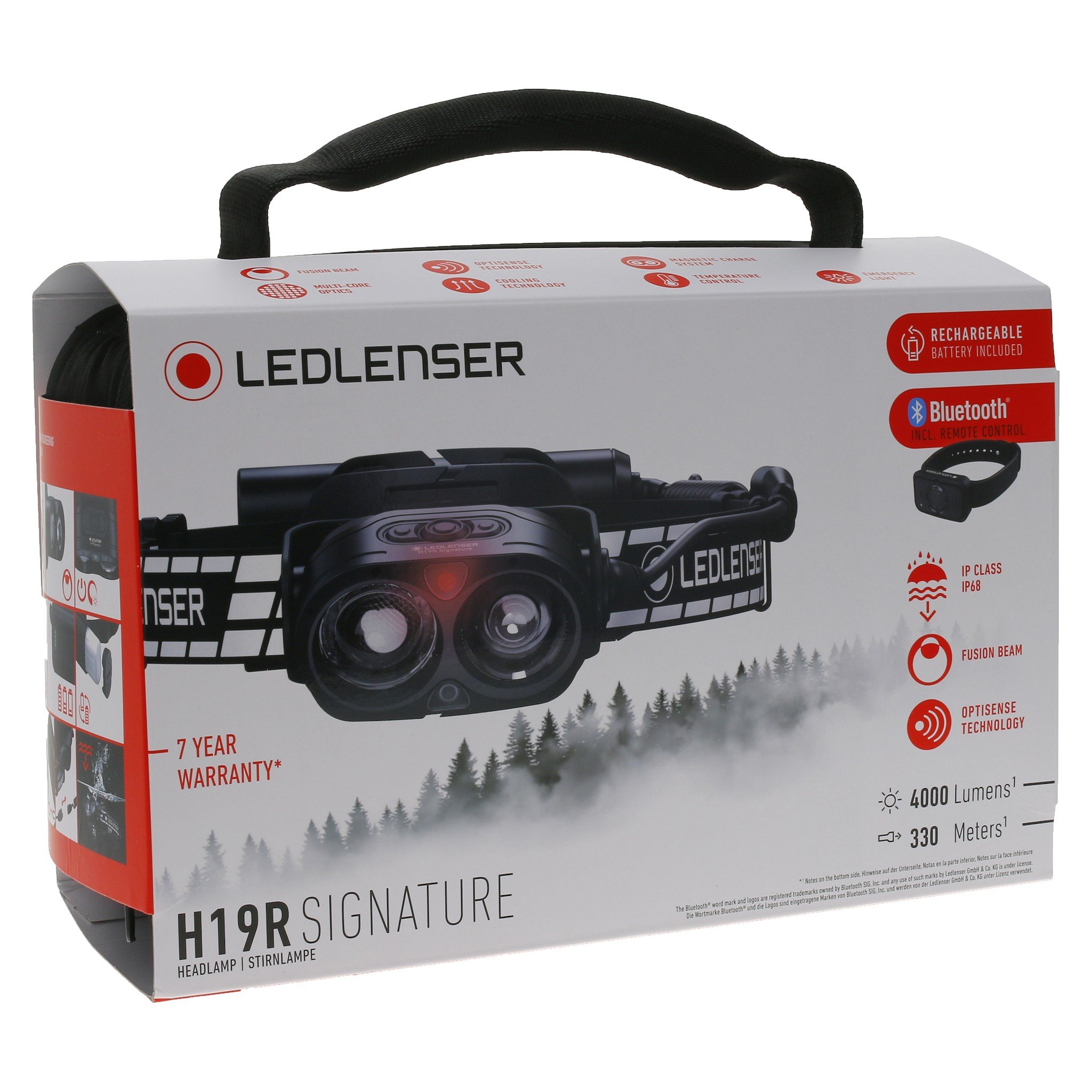 Led Lenser H19R Signature Rechargeable Headlamp 4000 Lumens Elite