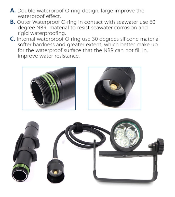 HiMax H01 Slim Canister Diving Light 3500 Lumens Elite Outdoor Gear