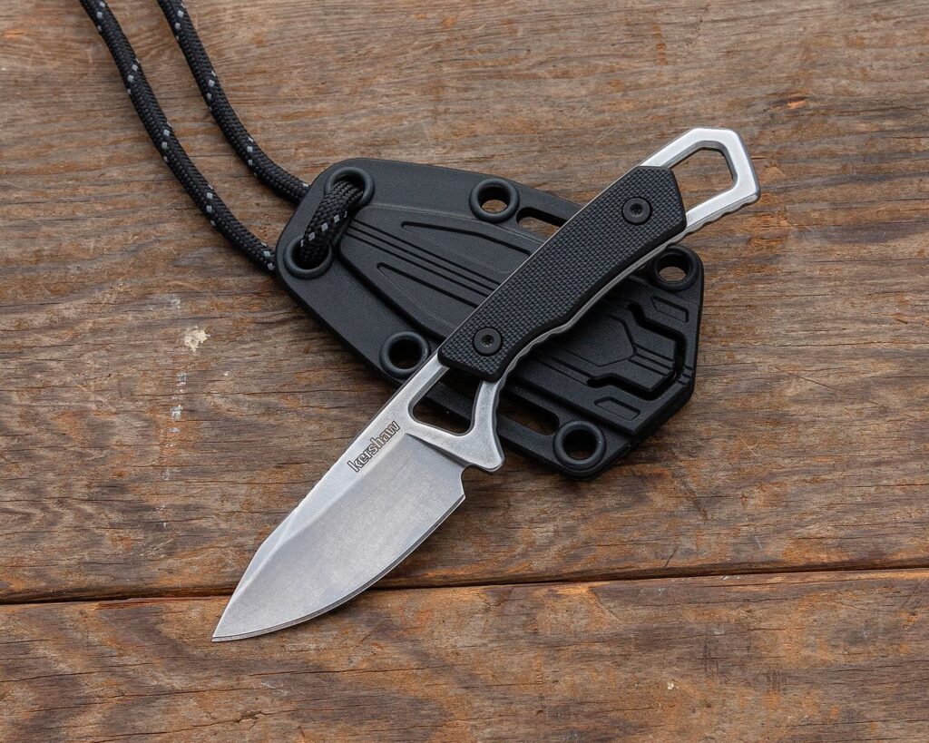 Kershaw Brace Fixed Blade Neck Knife Elite Outdoor Gear