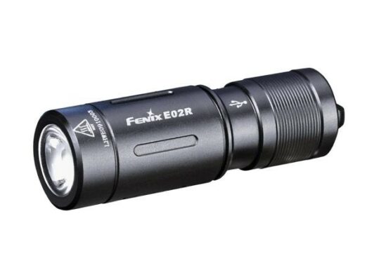 Fenix E02R Rechargeable Keychain Light - 200 Lumens