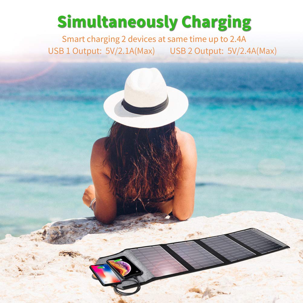 Choetech Premium Portable Folding Solar Panel - 22W