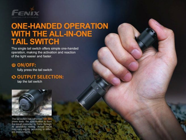 Fenix E20 V2.0 Compact 2AA Flashlight (350 lumens) - Image 9